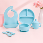 6 Pcs Baby Feeding Silicon Set