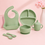 6 Pcs Baby Feeding Silicon Set