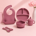 6 Pcs Baby Feeding Silicon Set