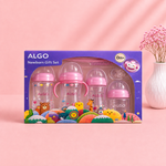 ALGO Newborn Gift Set – 6 Piece Baby Feeding Bottle Set