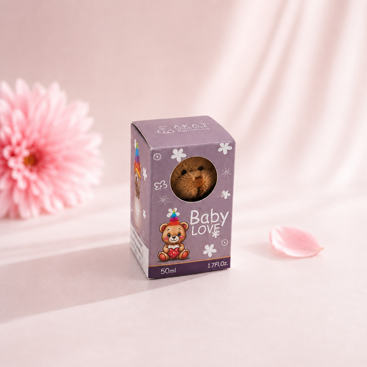 AKAT Signature Baby Love Perfume (50mL / 1.7 fl. oz.) with Plush Bear Cap