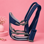 Adjustable Baby Carrier | Breathable Padded Infant Carrier with Safety Buckles & Wide Shoulder Straps