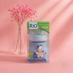 RIO Wide Caliber Glass Baby Bottle (120mL) | Cute Cow Sleeve & Anti-Colic Nipple