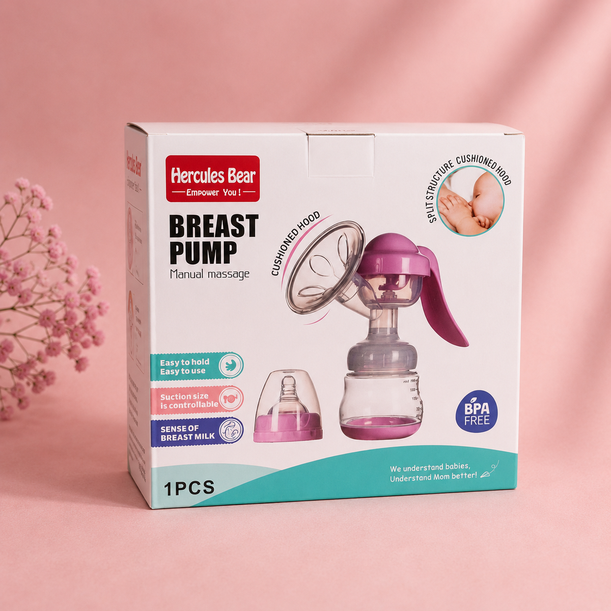 Hercules Bear Manual Breast Pump 150 ml