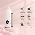 Rechargeable Portable Baby Bottle & Milk Warmer | Adjustable Temperature