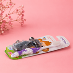 CHOFN Children's Soft Silicone Toothbrush with Mini F1 Race Car Toy