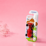 CHOFN Children's Soft Silicone Toothbrush with Mini F1 Race Car Toy