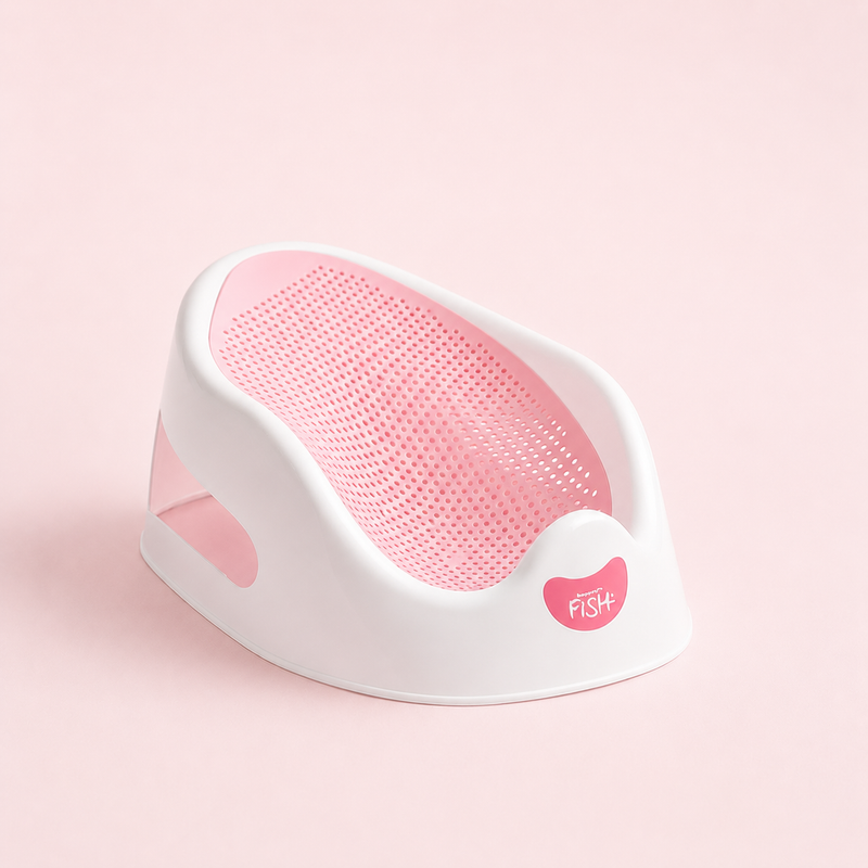 Silicone Baby Bath Support | Soft Touch Ergonomic Infant Bath Seat 0–6 Months