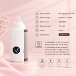 Rechargeable Portable Baby Bottle & Milk Warmer | Adjustable Temperature