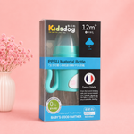 Kidsdog Cute Dog Silicone Sleeve Glass Baby Bottle (240mL)
