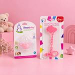 Ultra-Soft Silicone Baby Pacifier & Cute Animal Chain Set (BPA-Free, 0M+)